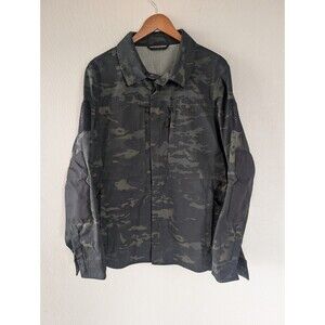 Thrudark Hybrid Jacket Sz M Camo Tactical Ripstop Elite Military Outdoor Shell